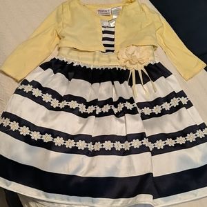 BlueBeri Boulevard Dress and Cardigan